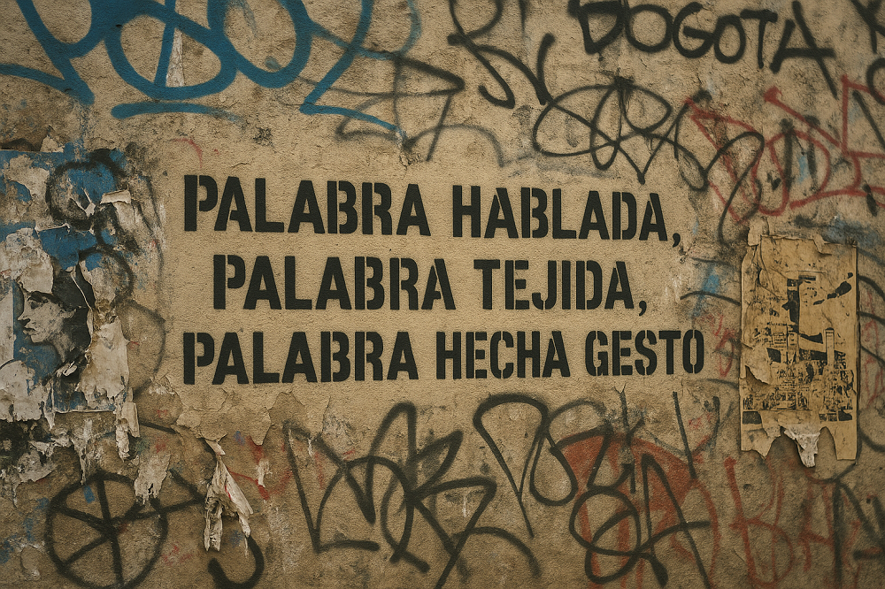 Conferencia Palabra hablada, palabra tejida, palabra hecha gesto